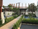 Garden-and-pool-in-Denpasar-Residence